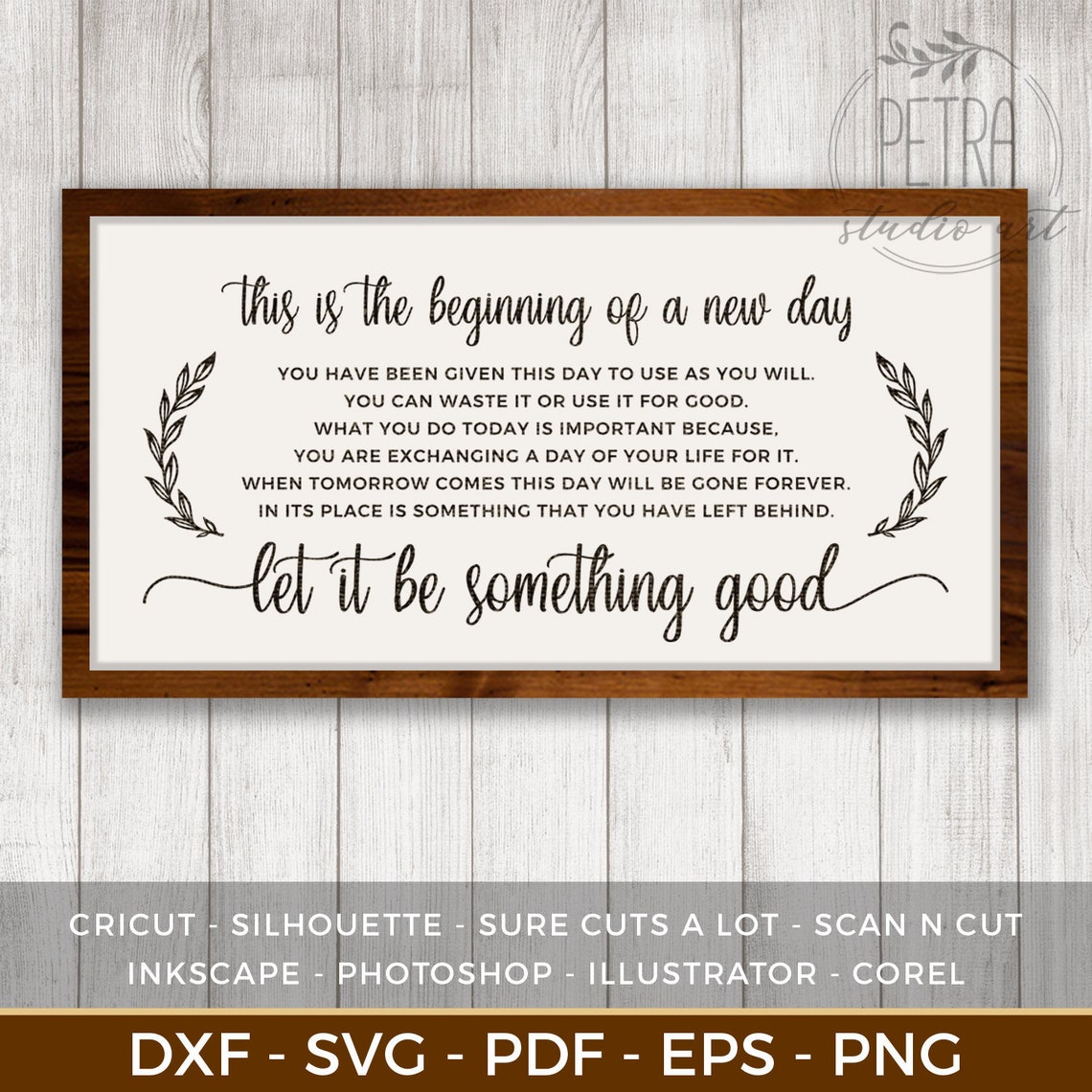 This is the Beginning of A New Day Printable SVG Cut File for Etsy
