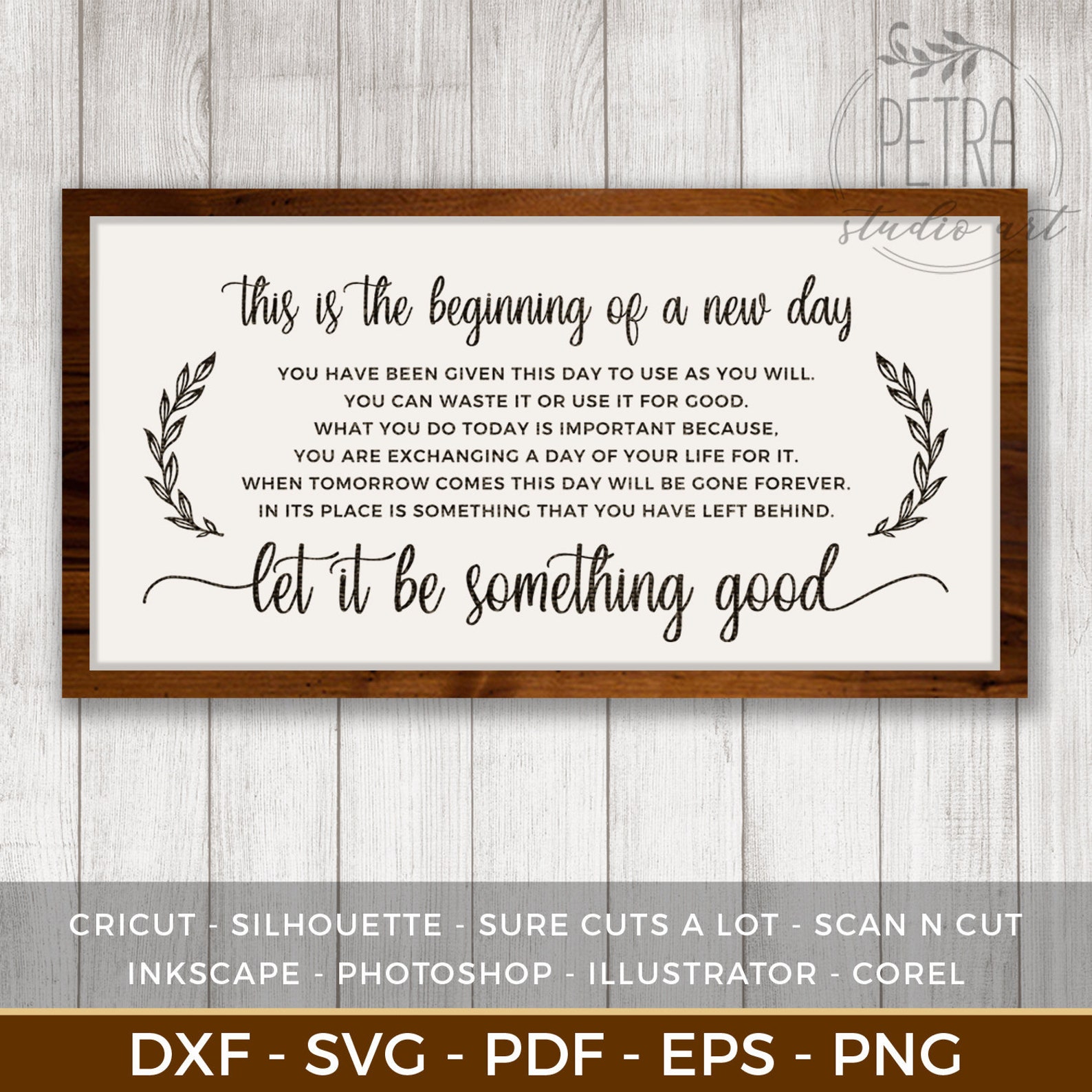 This is the Beginning of A New Day Printable SVG Cut File for Etsy