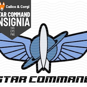 Logotipo da insígnia do comando estelar SVG