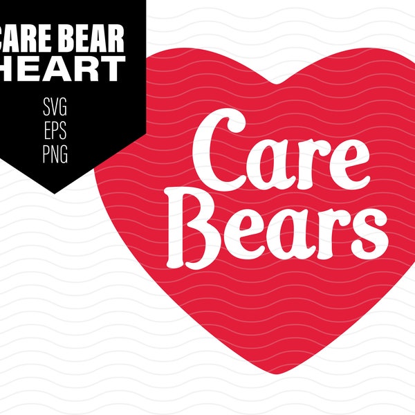 Care Bears Heart SVG