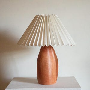 Wooden Table Lamp, Modern Table Lamp, Desk Light, Handmade Wooden Lamp, Unique Lighting, Bedside Lamp