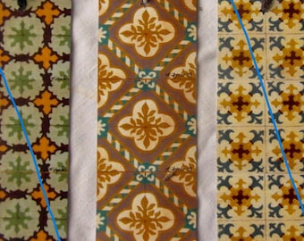 Losa hidraulica/losa criolla (cement tiles), bookmarks, Puerto Rico