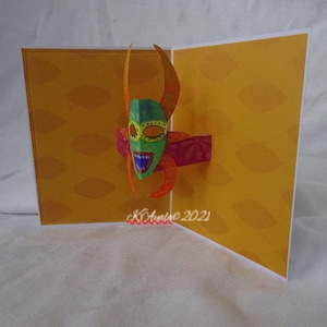 Pop-up handmade cards, Puerto Rico