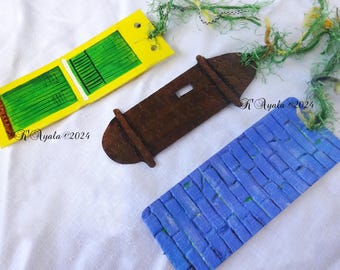 Old San Juan handmade bookmarks, Puerto Rico