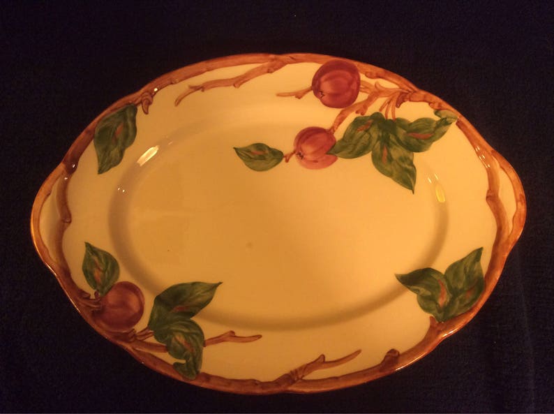 Franciscan Ware Apple Pattern Platter 1940 Mark Etsy