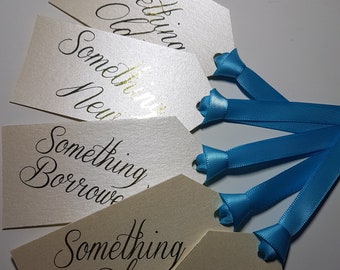 Something old something new something borrowed something blue tag