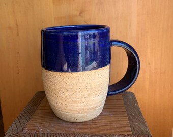 Cobalt Marbled Mug