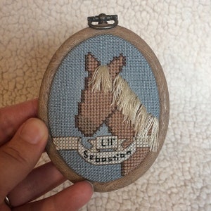 PDF Pattern - Lil Sebastian Cross Stitch Pattern - Parks and Rec - Mini Pony -  Small - Fun - Horse Cross Stitch -