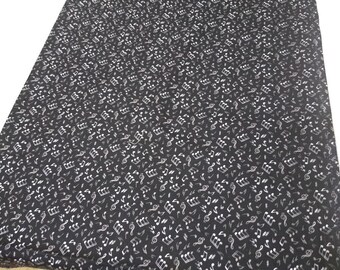 On Sale! Elizabeth Studios Jazz cotton fabric in black. Great for making masks