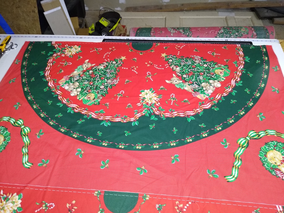 Christmas Tree Skirt Panels 