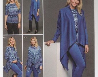 Simplicity 8021 Knit Top Pants Cardigan Pattern, Size XXS-XXL, Uncut *Knits Only*