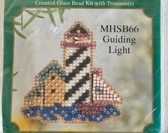 Vintage Mill Hill Spring Bouquet Pins VIII Counted Glass Bead Kit "GUIDING LIGHT"