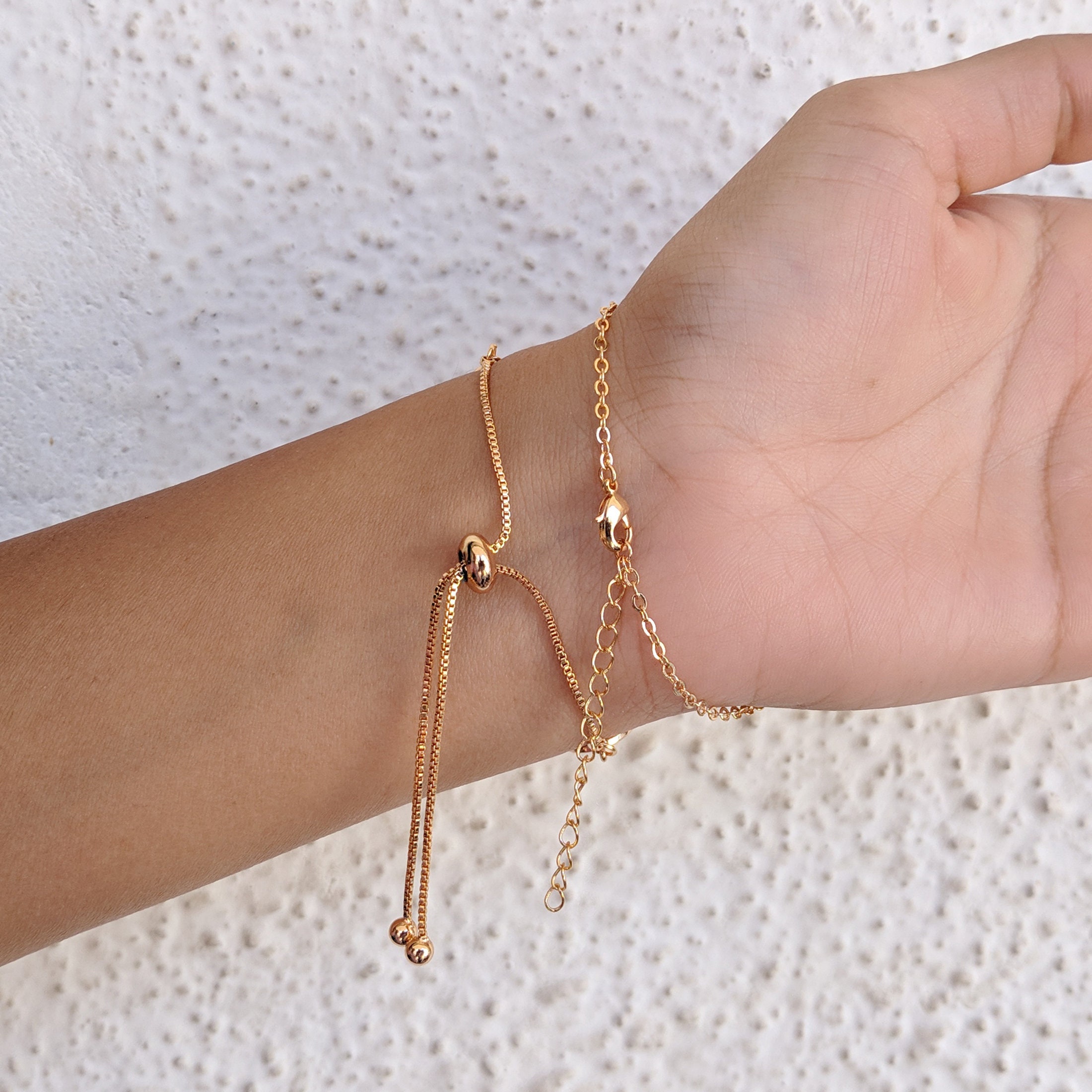 Traditional Rose Gold Butterfly Shaped Panja & Bracelet Set Etsy