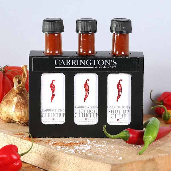 Hot Sauce Gift Set, Family Cooking Gift, Mild to Hot 100ml chilli sauces, Food Gift, Hot Sauce Gift Set, housewarming gift, cooking hamper