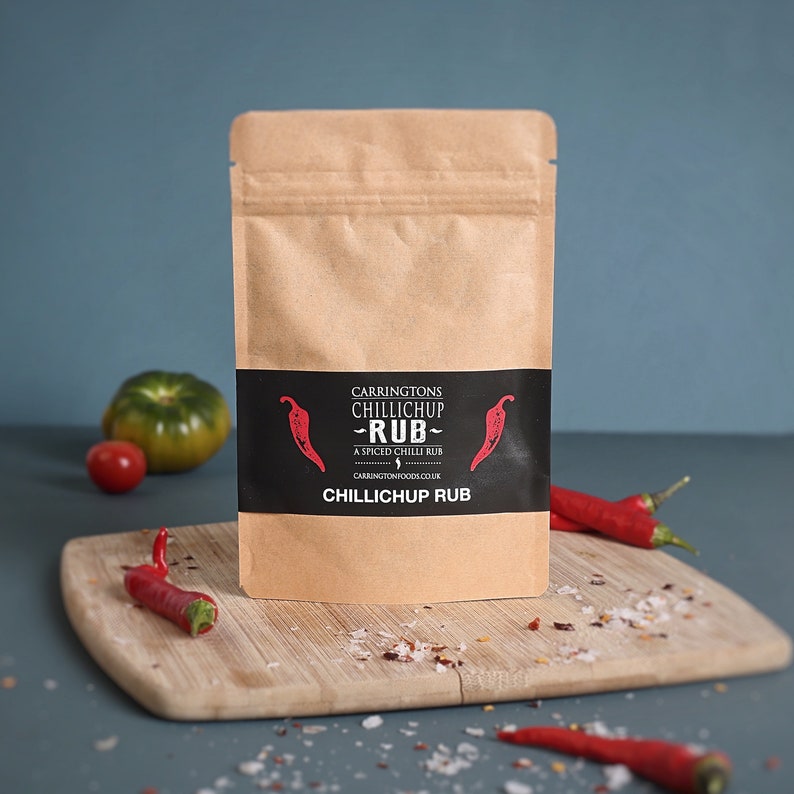 Chilli Spice Rub Gift Set, spice gift pack, chilli spice cooking set, letterbox gift, cooking gift for her, BBQ cooking gift, food gift image 4