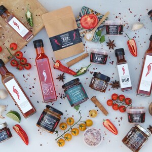 Chilli Spice Rub Gift Set, spice gift pack, chilli spice cooking set, letterbox gift, cooking gift for her, BBQ cooking gift, food gift image 9