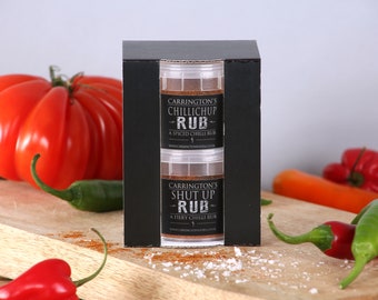 Chilli Spice Rub Gift Set, Chilli Cooking gift, BBQ Marinade Gift, Gift for him, Gift for Cooks, Chilli Gift, Gift for men, spice blend kit