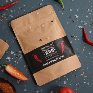 Chilli Spice Rub Gift Set, spice gift pack, chilli spice cooking set, letterbox gift, cooking gift for her, BBQ cooking gift, food gift image 5