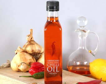 Gourmet Chilli Pizza Oil, Spicy Chilli Oil for Pizza, Gift for Baker, Gift for him, Pizza gift, Food Gift, Olive Oil, Cooking Gift