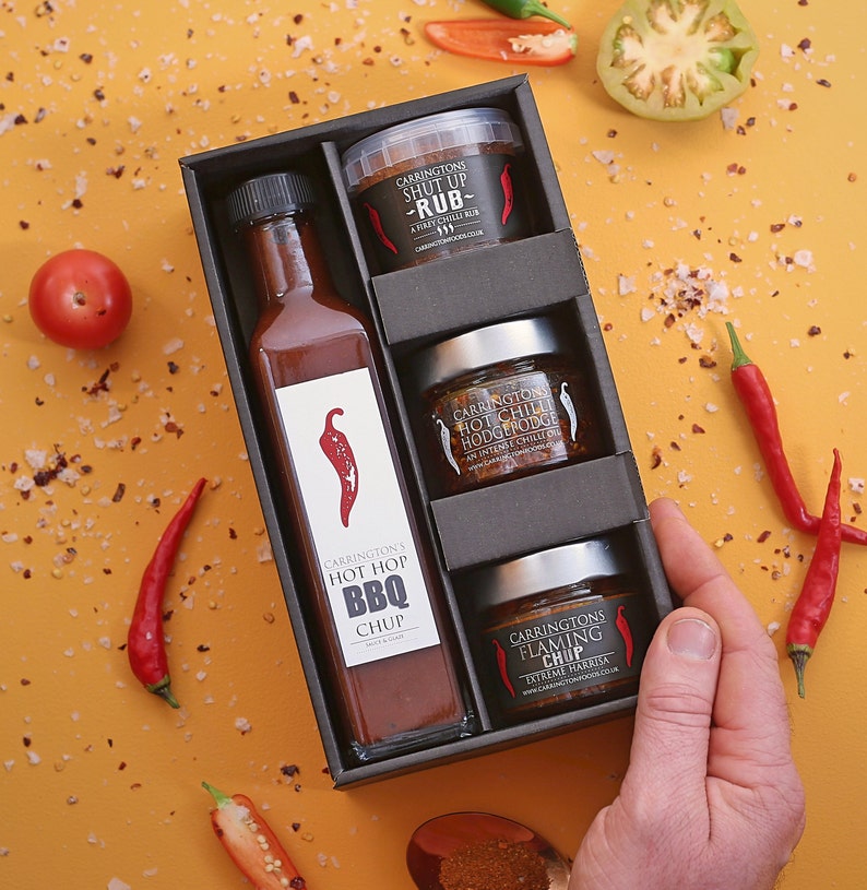 BBQ Sauce and Spice Gift Set Cooking gift for him BBQ Gift