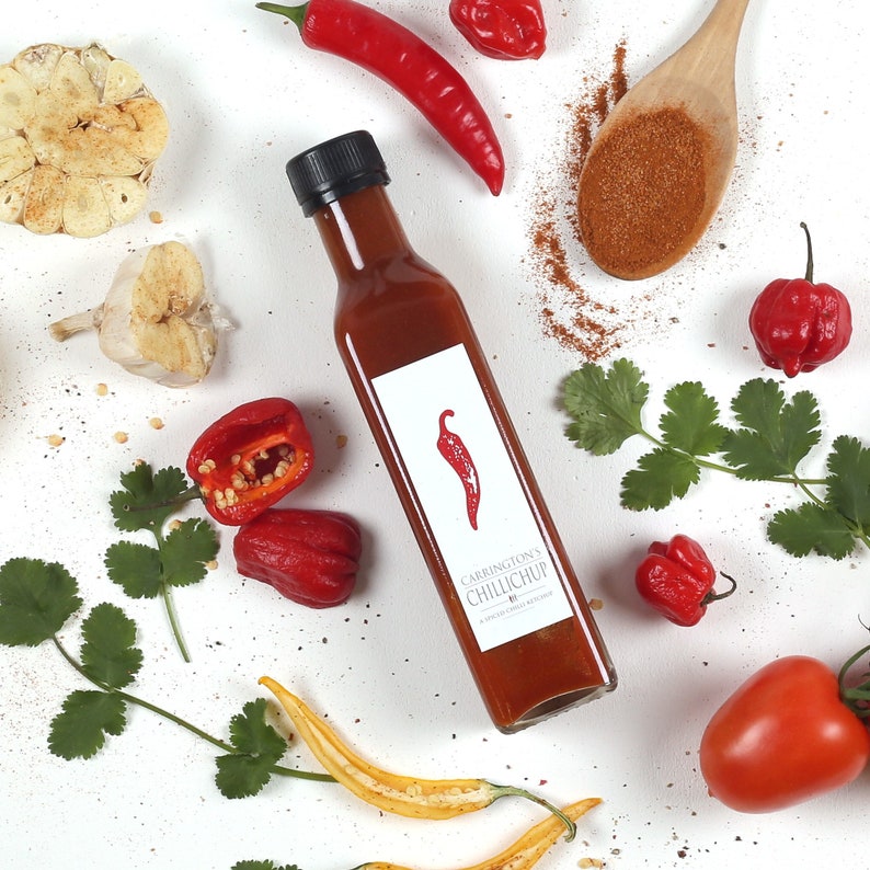 Chillichup Chilli Sauce Ketchup, mild hot sauce, birthday gift for him, gift for her, chilli lover gift, foodie gift, birthday gift for him, 