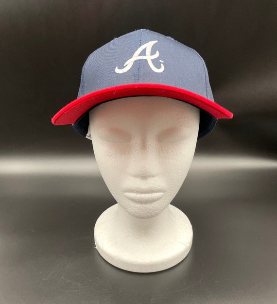  New Era Mens Atlanta Braves World Series Collection 1995  59Fifty Fitted Hat, Adult, Navy/Red, 7 : Sports & Outdoors