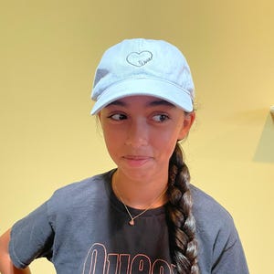 帽子 [0] DAVID AND YOUNG CAP LOVE HEART David & Young Rainbow Heart Ponyflo Baseball Cap