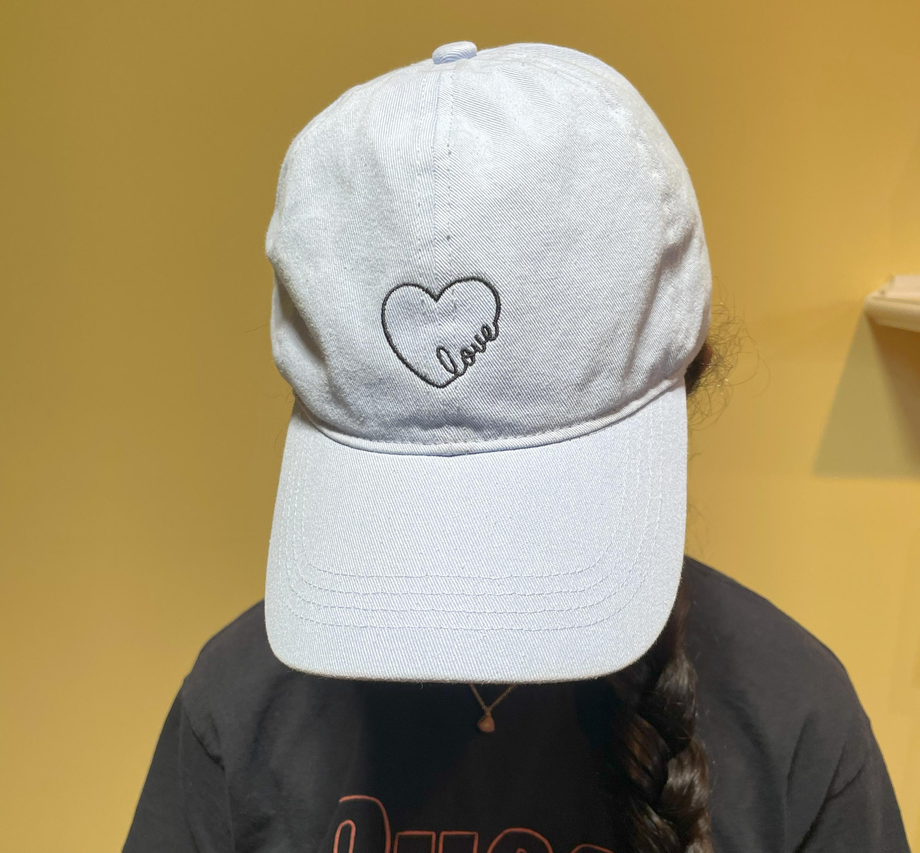 David And Young Heart Flag Cotton Embroidered Strapback Cap Hat OSFM New David & Young Cowboy Baseball Hat - Women main image 3