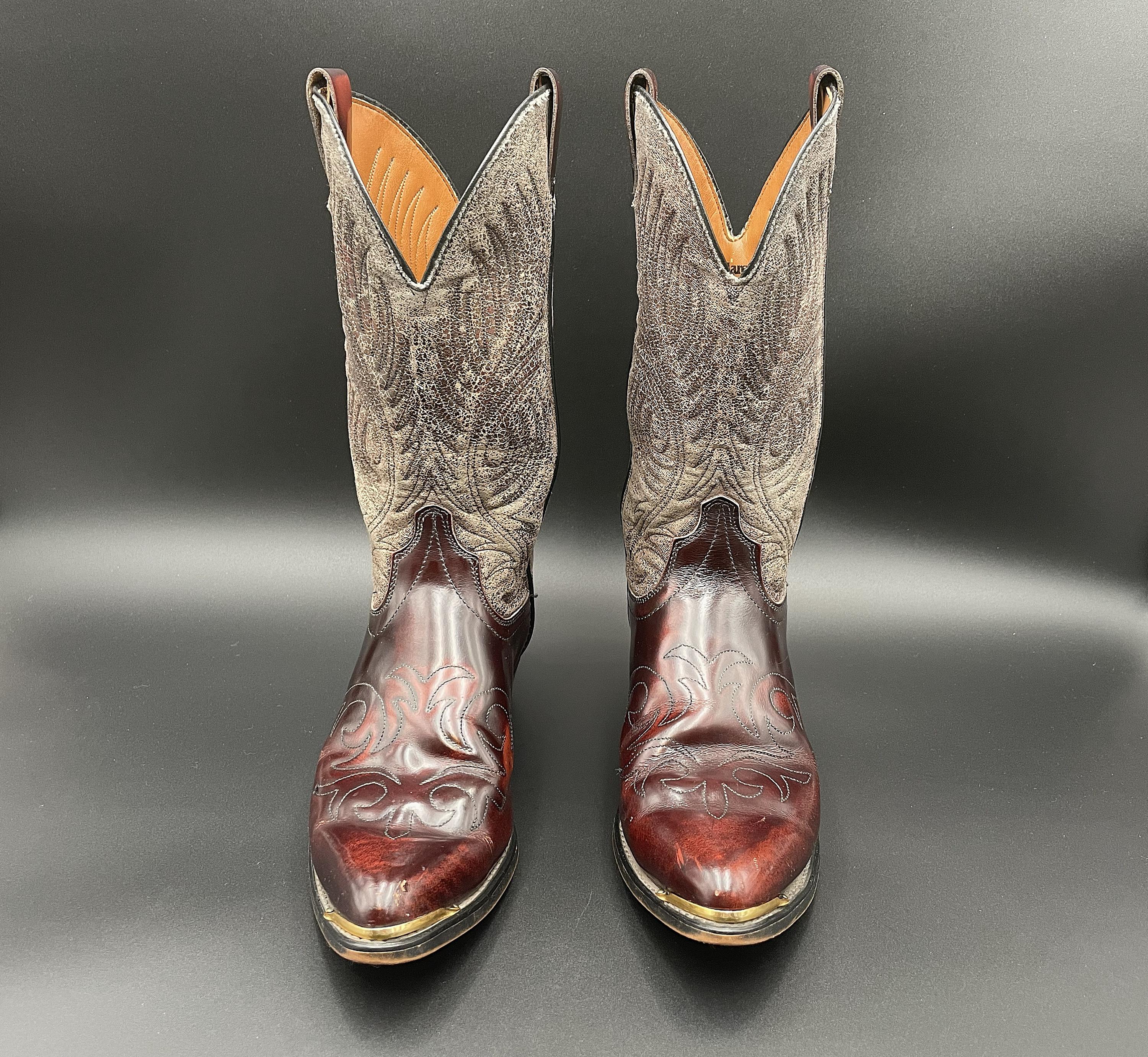 Bottes Pour Femmes Laredo Spellbound Noires Et Brunes À Tige De 11