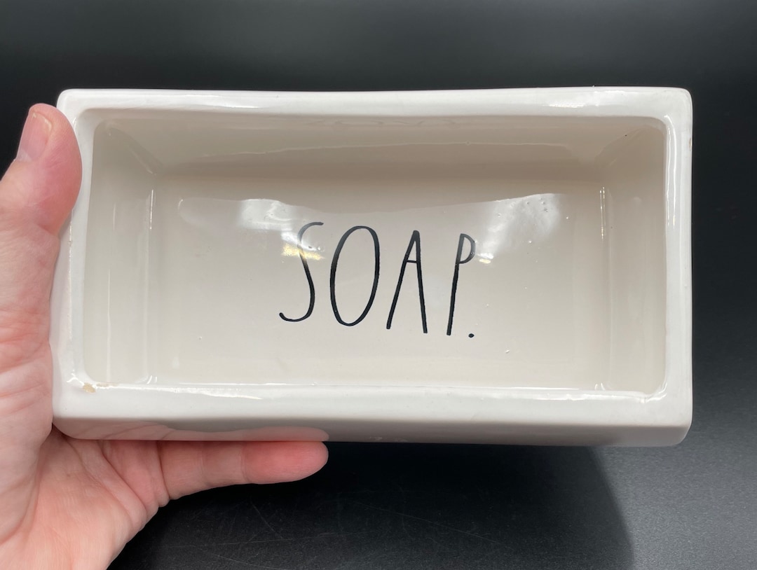 Early Rae Dunn SOAP. Dish / Vintage Rae Dunn Before Magenta / White