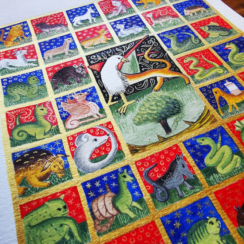 Illuminated Bestiary Workshops England: Medieval Animal Art