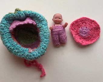 crochet doll bed purse pattern