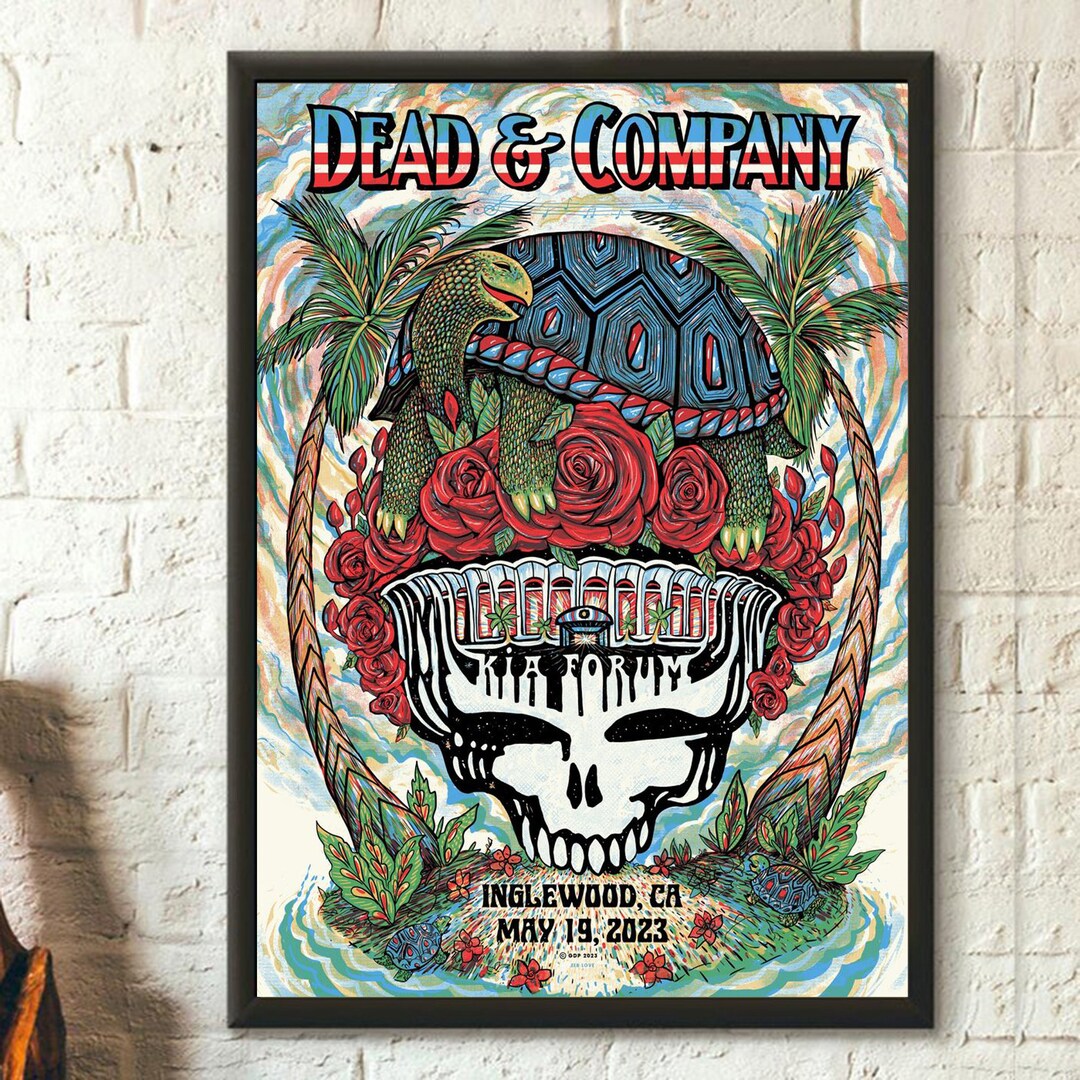 Dead and Company Poster Dead and Company 2023 Tour Poster Etsy