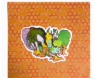 Sticker Renouvellement des incendies de forêt