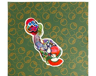 Sticker bulle rêveuse