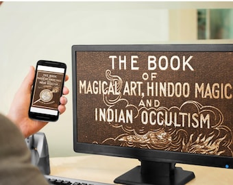 The Great Book Of Magical Art, Hindu Magic by L.W. de Laurence (1914). Magical Spirit Art, Formulas, Magical Kabala, +BONUS IMAGES