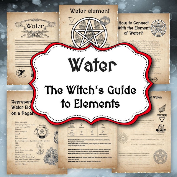 Water Element - Basics of Witchcraft, Pagan Wicca Correspondences, Spiritual and Magical Elemental Influences