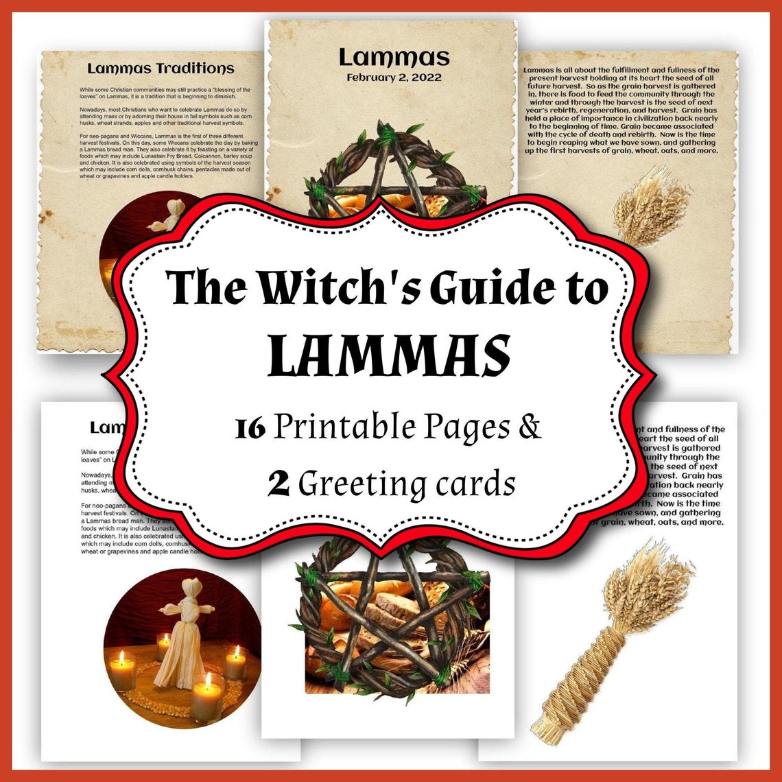 Lammas 2022 Southern Hemisphere Wheel of the Year Witch Etsy