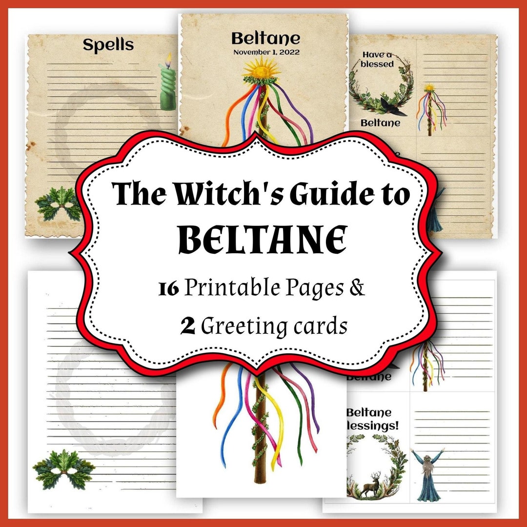 Beltane Southern Hemisphere 2022 Poster Wiccans Rituals Etsy