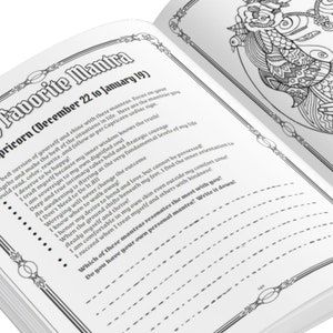 Grimoire Coloring Pages, Printable Witchcraft Starter Kit, Book of ...