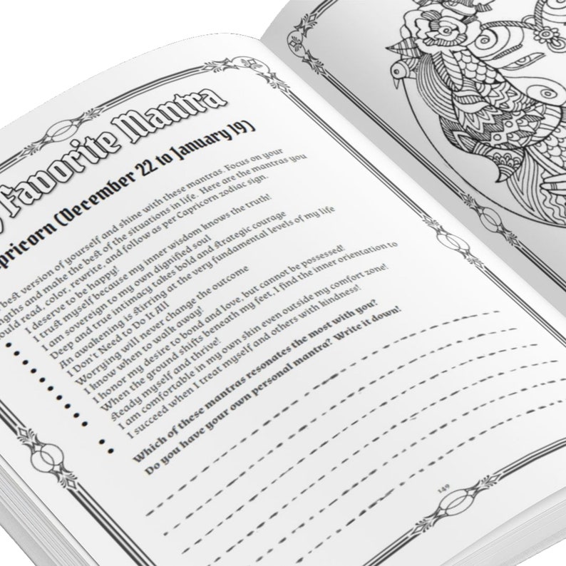 Grimoire Coloring Pages Printable Witchcraft Starter Kit - Etsy