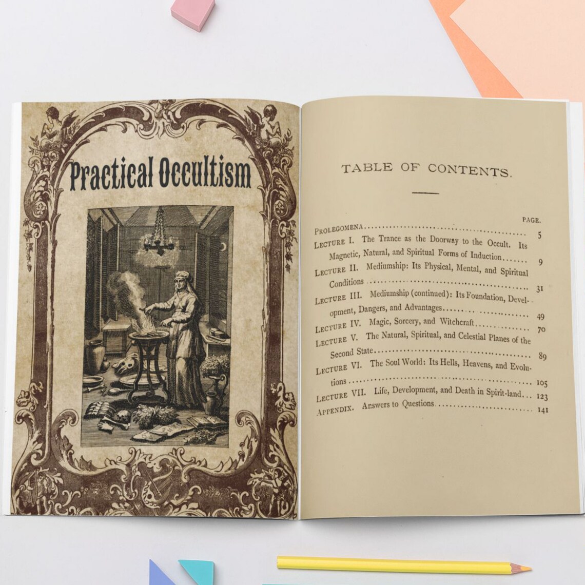 Practical Occultism A Course of Lectures Through the Trance Etsy Practical Occultism A Course of Lectures Through the Trance Etsy