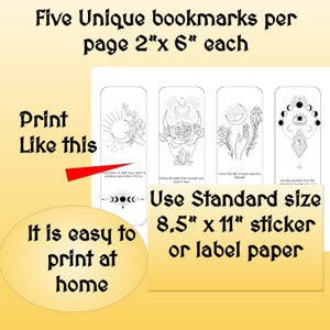 8 Pagan Printable Bookmarks, Page Keeper, Wiccan Book Lover Accessories ...