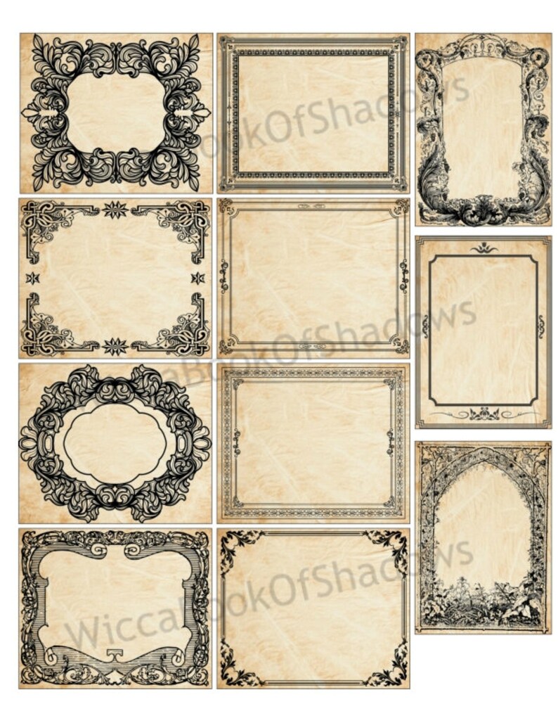 45 wicca vintage apothecary labels kitchen witch printable