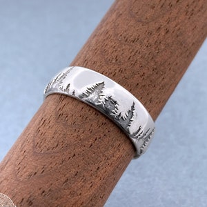 Men's Sterling Silver Toe Ring | Men's Silver Adjustable Ring | Forest Ring