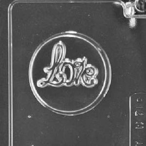 W071 Love Dipped Cookie Wedding Bridal Shower Chocolate Candy or Soap Mold