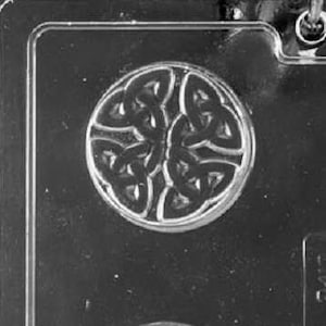 P031 Celtic  Dipped Cookie Chocolate Candy or Soap Mold