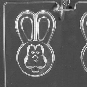 E478 Easter Bunny Cookie Chocolate Candy or Soap Mold