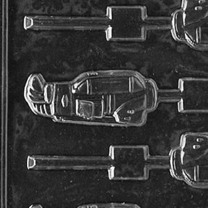 S083 Golf Clubs Bag Lollipop Chocolate Candy  Mold