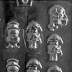 V010 Valentine&#39;s Day Cupid Boy Girl Assortment Chocolate Candy  Mold